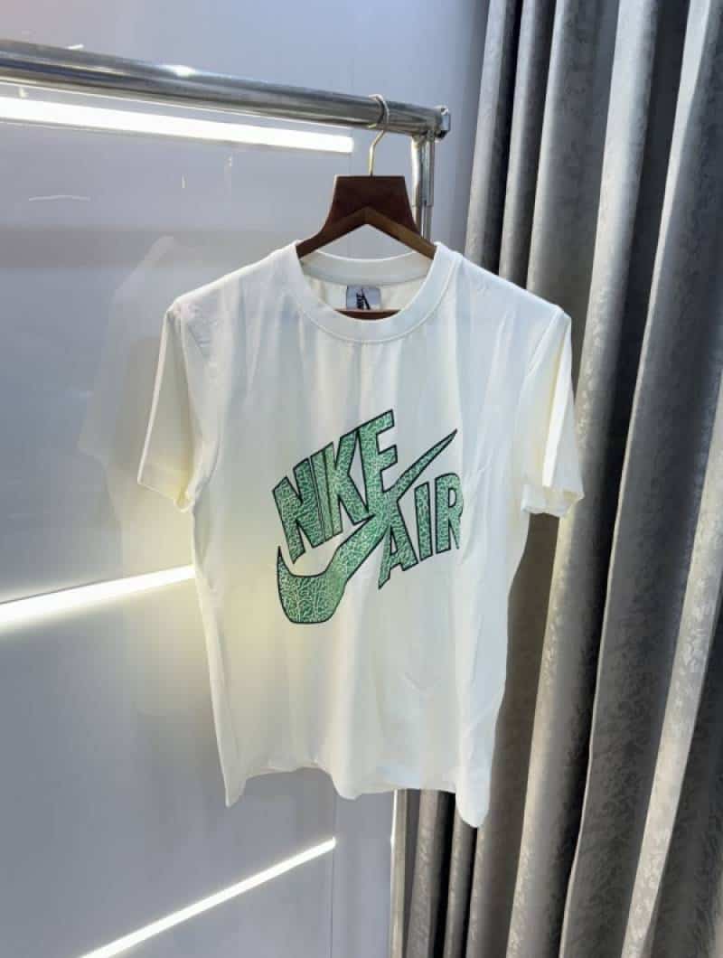 Nik e White Logo Print Premium Imported T-Shirt