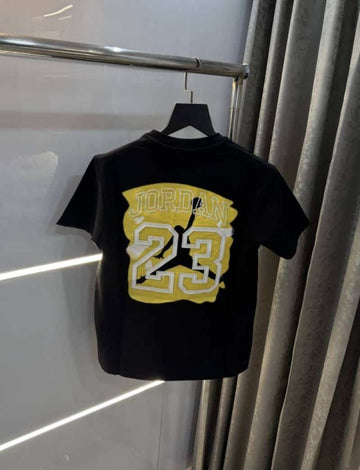 Air Jordan Black Back Embroidery Imported T-Shirt