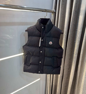 Moncle r Black Imported Sleeveless puffer Jacket