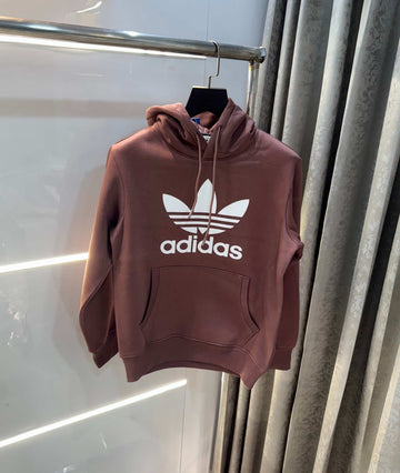Adida s Milange Logo Print Premium Classic Hoodie