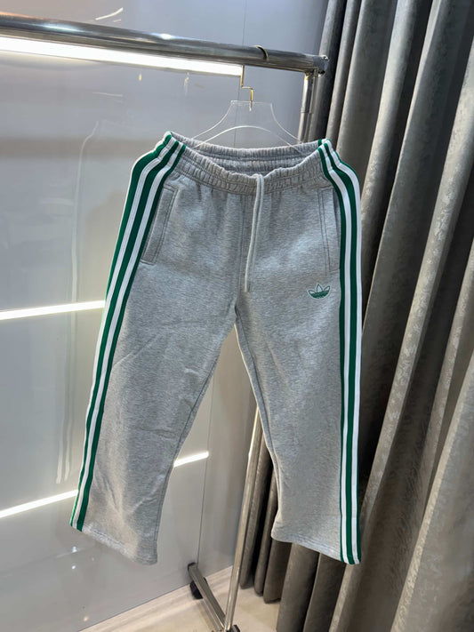 Adida s Grey Embroidery Logo Imported TrackPant