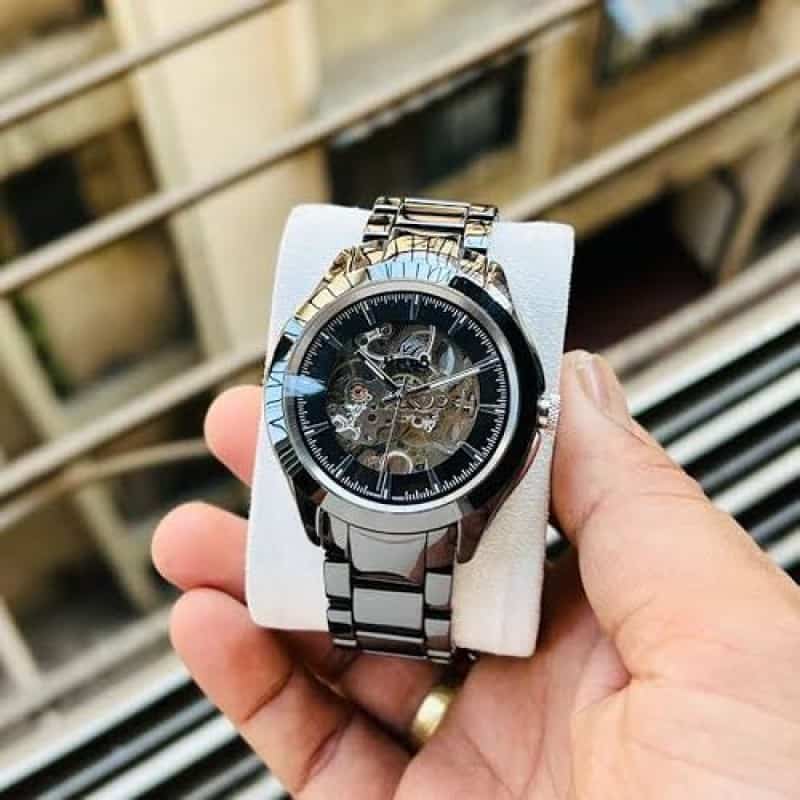 RADO SKELETON OPEN HEART SILVER