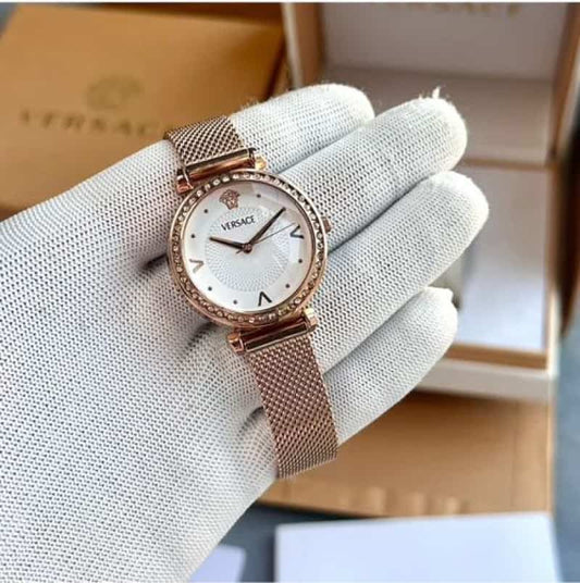 VERSACE WOMEN ROSEGOLD METAL