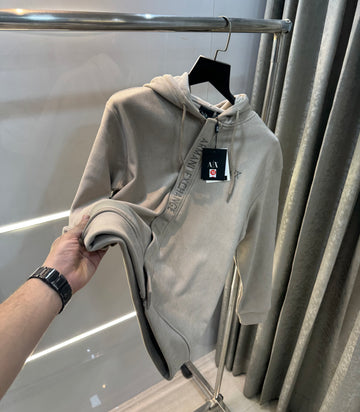 Arman i Exchange Beige Classic Zipper Jacket
