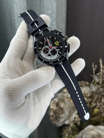 Ferrar i Black Race Day Sport Premium Chronograph Watch