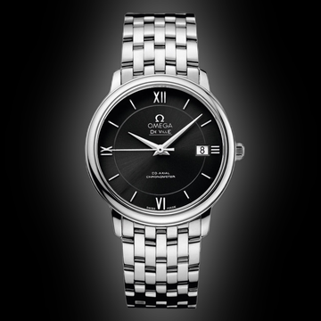 OmeGa De Ville Prestige Silver Black Automatic