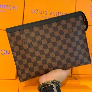 Louis_Vuitton_M61692_Pochette_Voyage_MM_Clutch_With_Dust_Cover_&_OG_Box_Coffee_Check_Grid