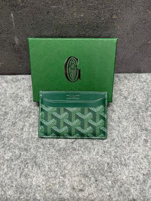 Goyard_Saint-Sulpice_Card_Holder_Case_Wallet_Green_With_OG_Box_Green