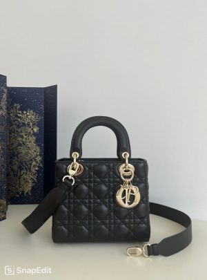Christian_Dior_Lady_Dior_Handbag_Leather_Matte_Black_With_OG_Box_&_Dust_Bag_621_Black