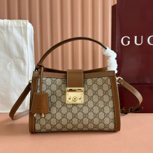Gucci_Padlock_Medium_Top_Handle_Bag_With_OG_Box_Dust_Cover_Beige_Brown_838992