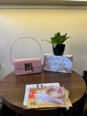 Christian_Dior_Quilted_Miss_Dior_Flap_Shoulderbag_With_OG_Box_Dust_Bag_&_2belts_Pink_D2427