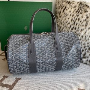 Goyard_Barrel_40_Sports_Bag_In_the_Grey_Colorway_Mini_Duffle_With_Dust_Cover_Grey