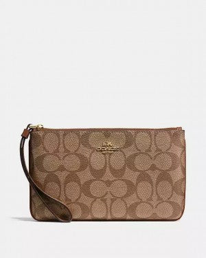 Coach_Corner_Zip_Wristlet_In_Signature_Canvas_With_Brown_With_OG_Box_&_Dust_Bag_102