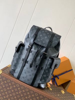 Louis_Vuitton_Christopher_MM_Backpack_Monogram_Eclipse_Premium_Leather_Unisex_41379