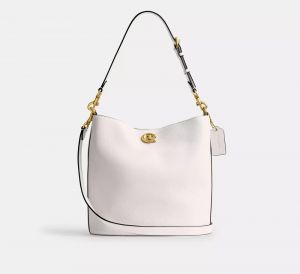 Coach_Willow_Bucket_Bag_Polished_Pebble_Leather_With_OG_Box_&Dust_Cover_Carry_Bag633377_Beige