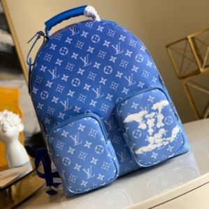 Louis_Vuitton_Multipocket_Backpack_Blue_Monogram_Clouds_Coated_Canvas_With_Dust_Cover_&_Carry_Bag