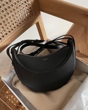 Polene Numero Black Dix Crossbody Bag With OG Box & Dust Bag 368 Black