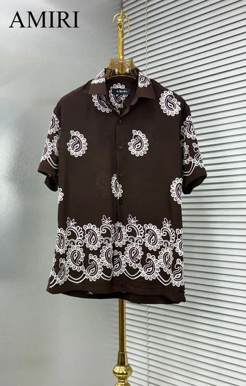 Amiri Brown Designer Premium Shirt