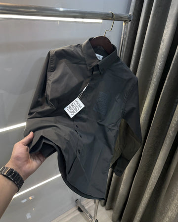 Loewe Dark Grey Logo Work Premium Shirt