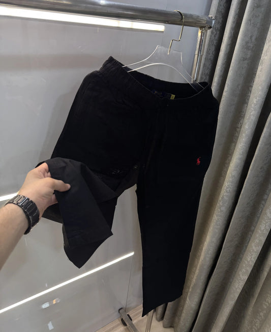Ralph Lauren Black Premium Linen Trouser