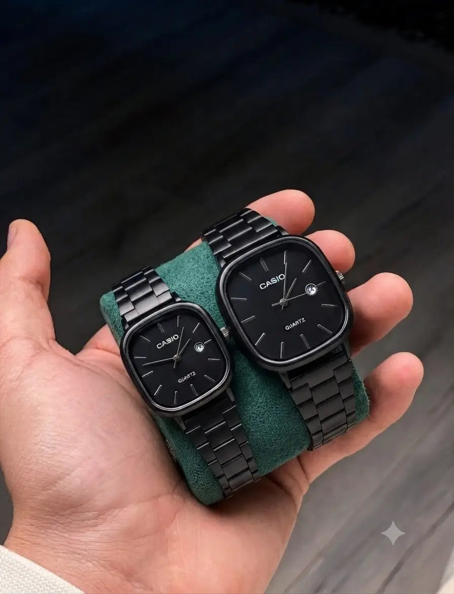 Casio Couple Full Black