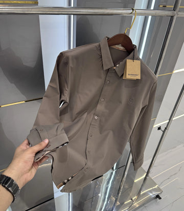 Burberr y Dark Grey Imported Premium Shirt