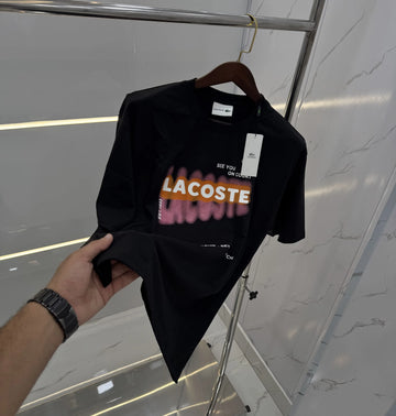 Lacost e Black Printed Imported Oversized T-Shirt