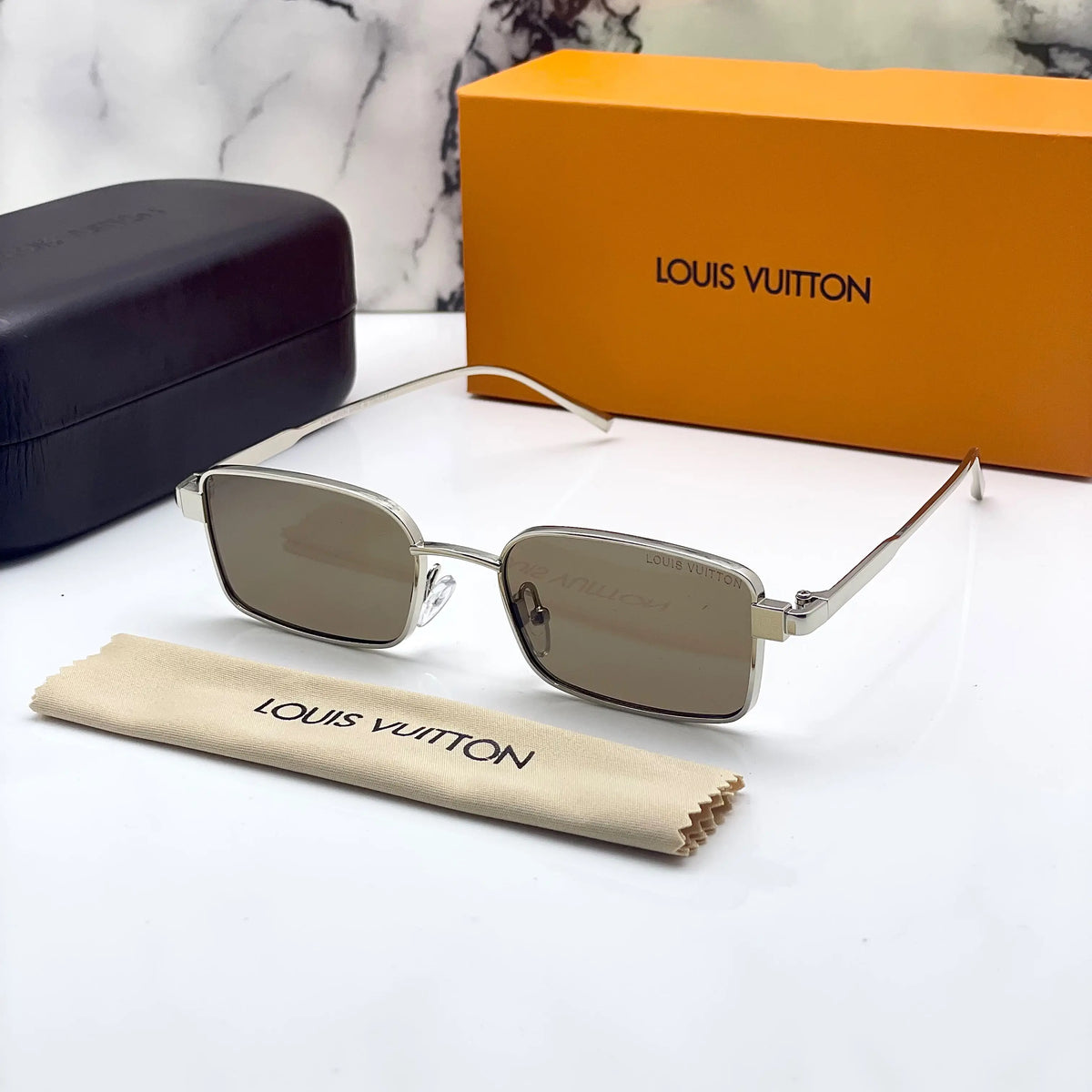 Louis Vuitton 3214 silver brown 