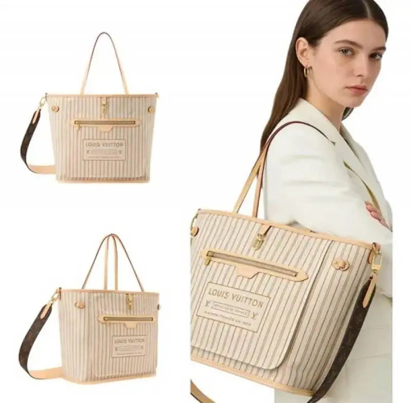 LouiIs_Vuitton Neverfull Bandoulire Monogram Inside Out MM Handbag Reversable Bag High End Quality With Premium Packaging