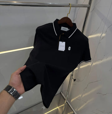 Coac h Black Imported Polo T-Shirt
