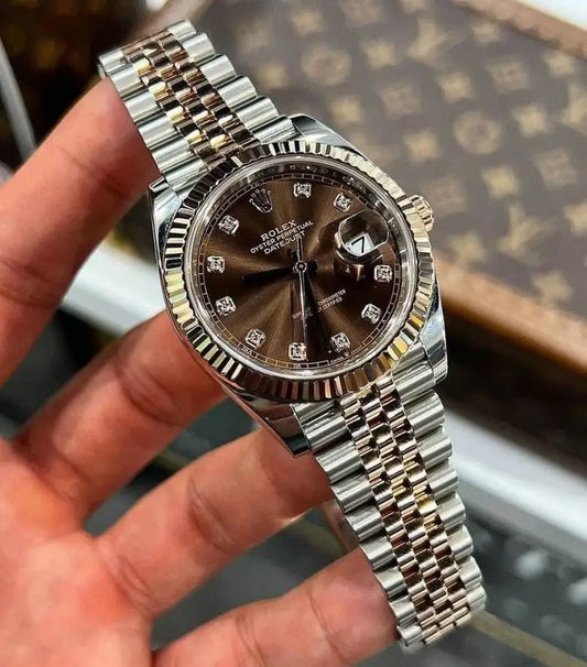 Rolex DateJust Chocolate 