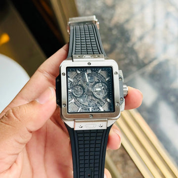 Hublo_t Square Big Bang Unico Quartz