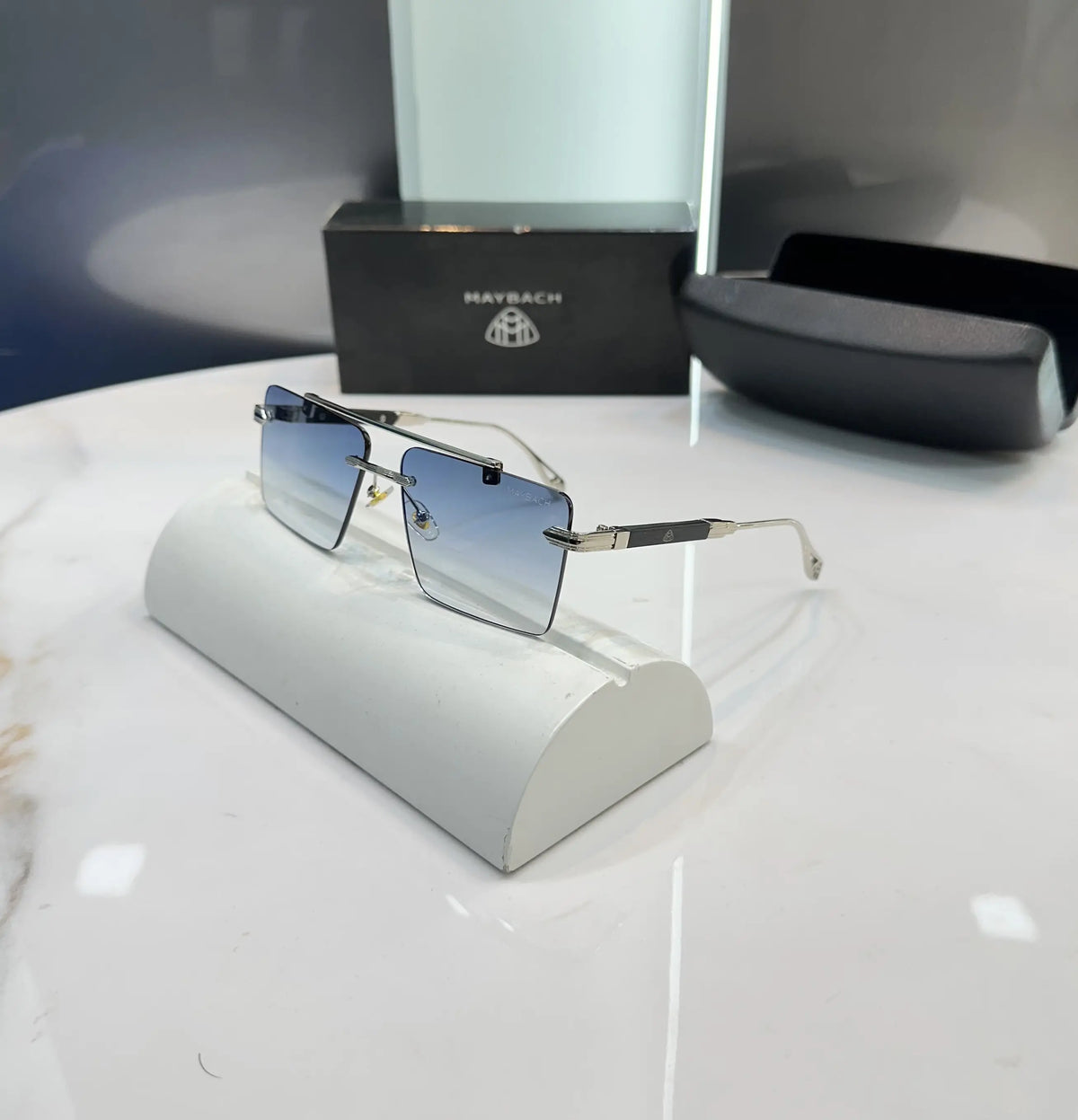Maybach Silver Blue Premium Shades 3113