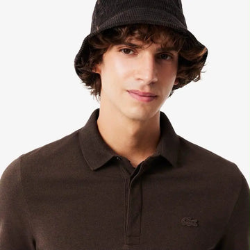 Lacost e Brown Embroidery Logo Premium Polo T-Shirt