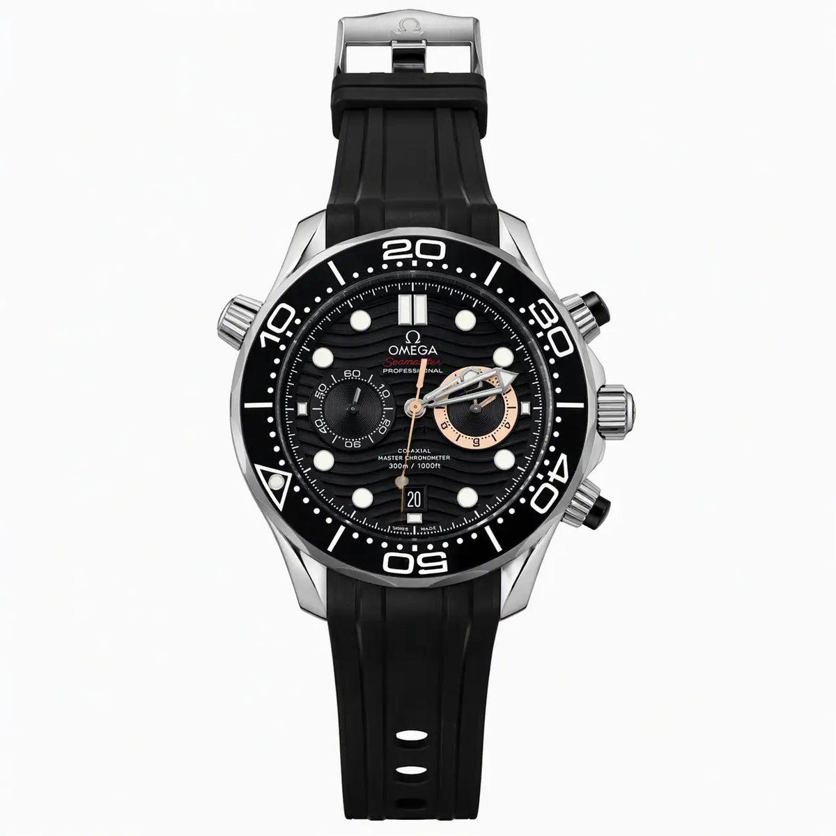 Omeg_a Seamaster Chronograph Automatic Rubber Strap