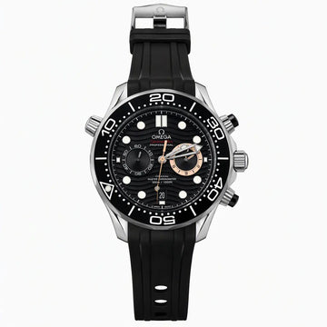 Omeg_a Seamaster Chronograph Automatic Rubber Strap