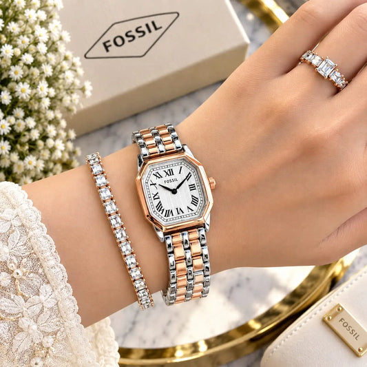 FOSSIL_LADIES_ROSE-TT_WHITE