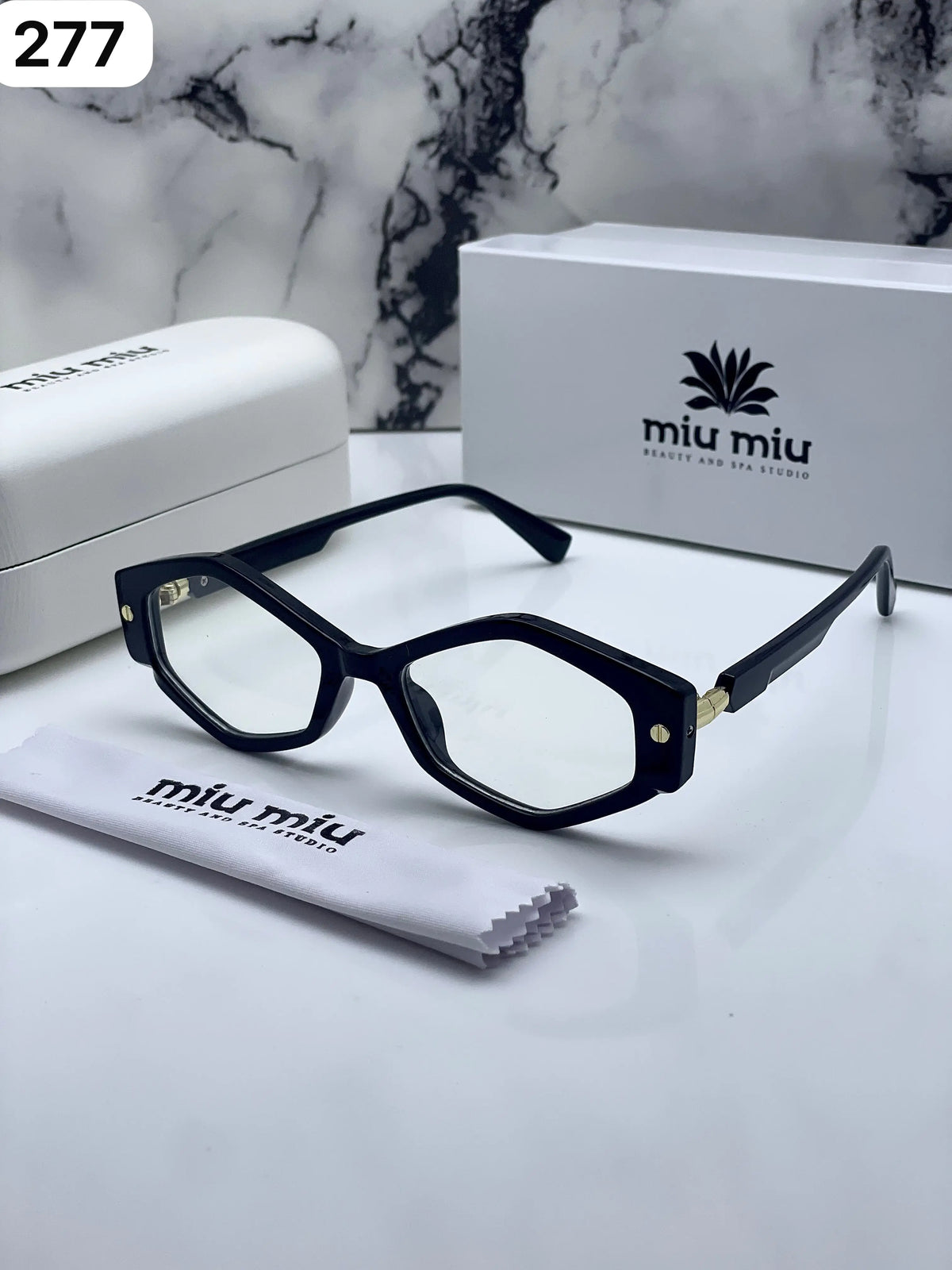 Miu Miu 277 Black Plano 