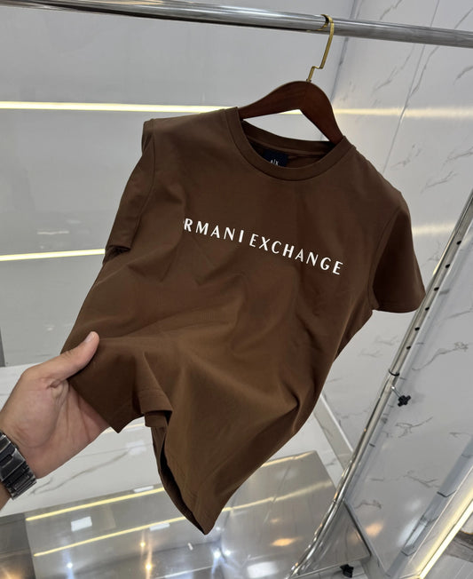 Arman i Exchange Brown Logo Work Premium T-Shirt