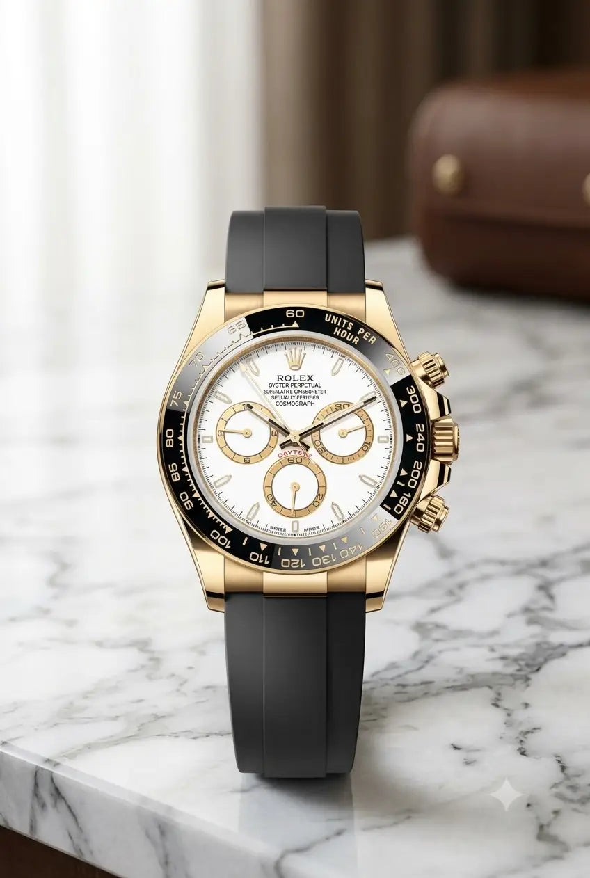 Rolex Daytona Gold/White
