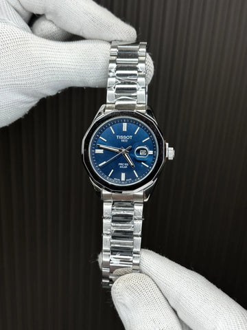 Tisso t PRC100 Silver Blue Premium Watch