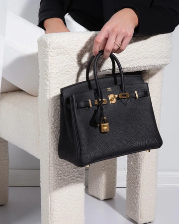 Hermez BIRKIN 30 CM BLACK TOGO LEATHER WITH GOLD HARDWARE Og Box And All Accesories1015