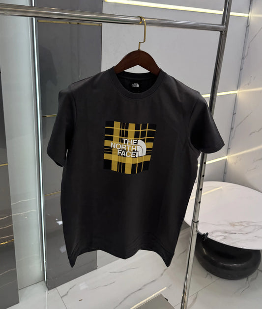 The North Face Dark Grey Logo Print Premium T-Shirt