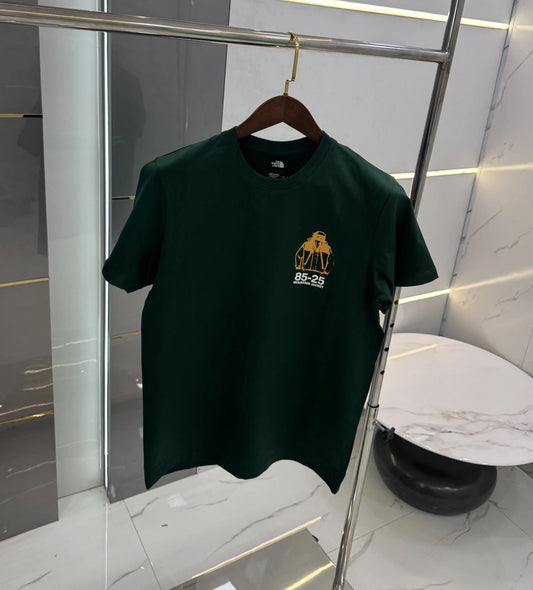 The North Face Green Logo Print Premium T-Shirt