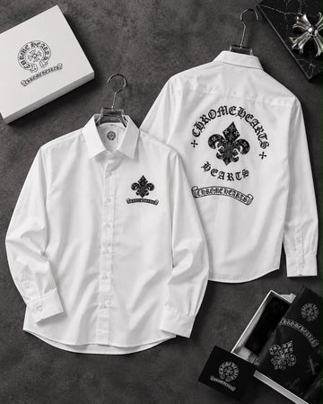 Chrome Hearts White Logo Work Premium Shirt