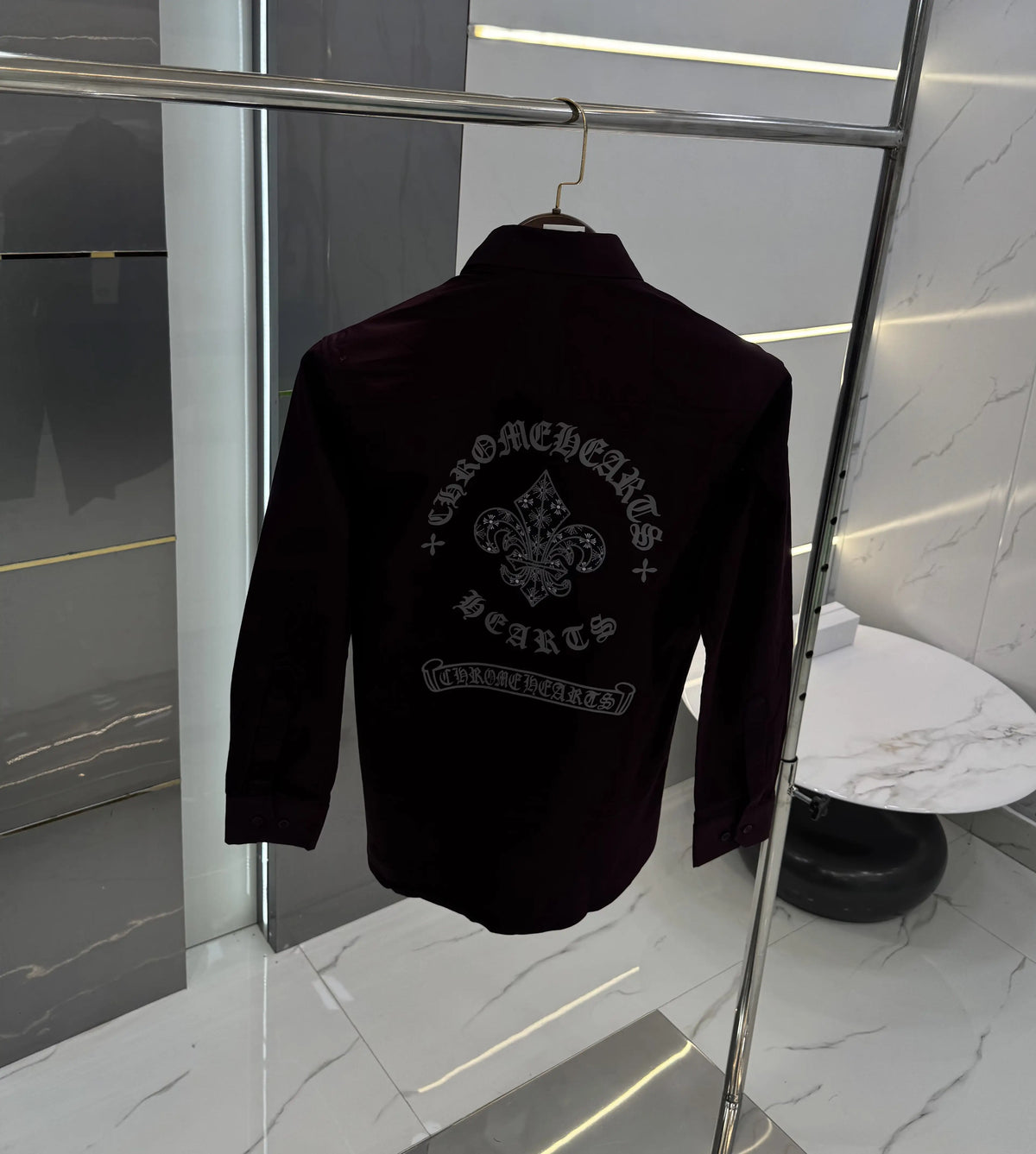 Chrome Hearts Wine Logo Work Premium Shirt