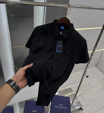 Hugo Boss Black Knitted Premium Shirt