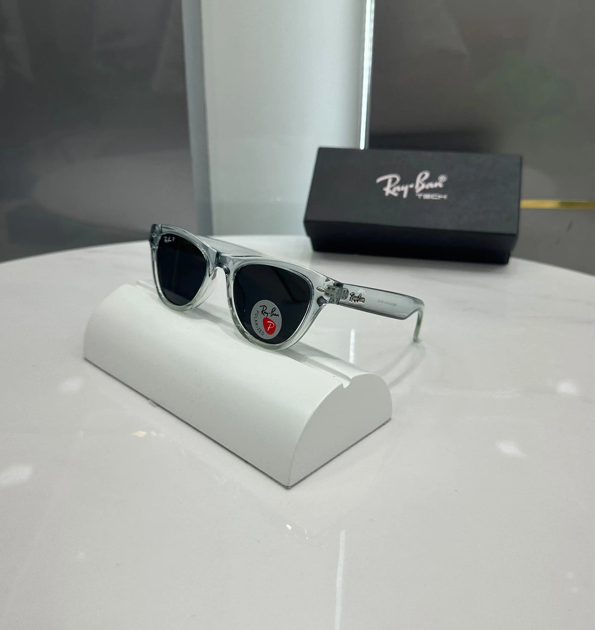 RayBan Ice Black Premium Shades 2024