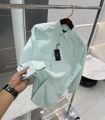 Hacket Green Embroidery Logo Premium Shirt