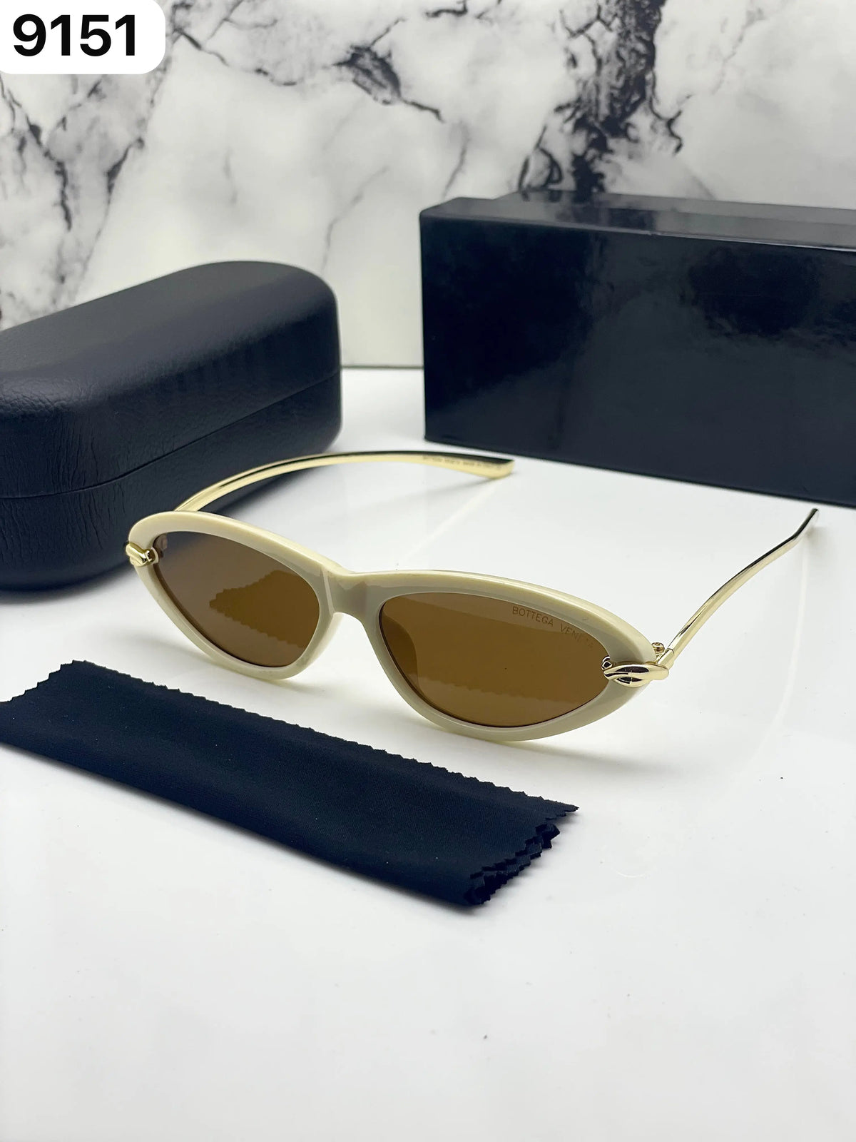 Bottega Veneta 9151 Cream Brown 